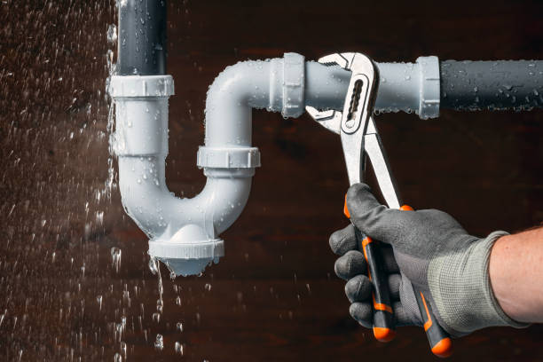 Professional Plumbing technician working in La Coste, TX
